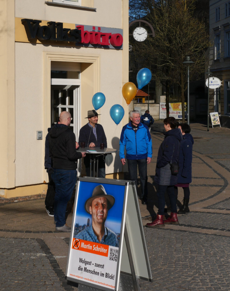 Meine erste Bürgersprechstunde im Volksbüro