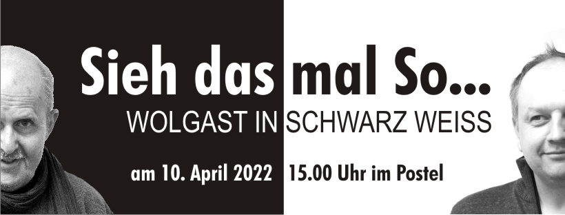 WOLGAST in Bild und Ton - Livekonzert und Ausstellung mit Kaffee